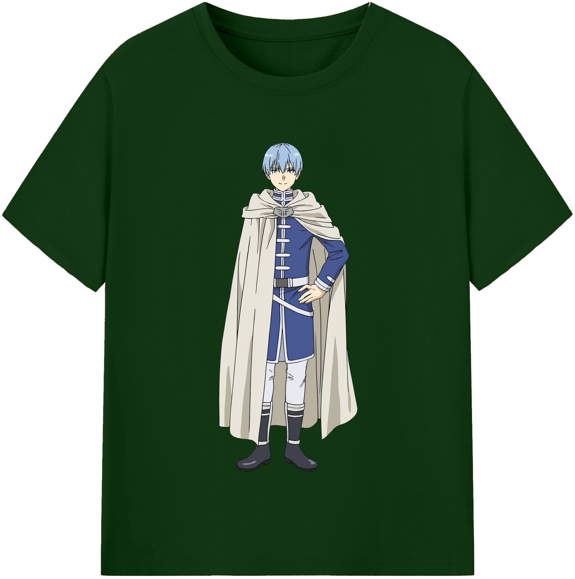 （画像用） 葬送のフリーレン Frieren 綿100％半袖Tシャツ（フロントプリント）